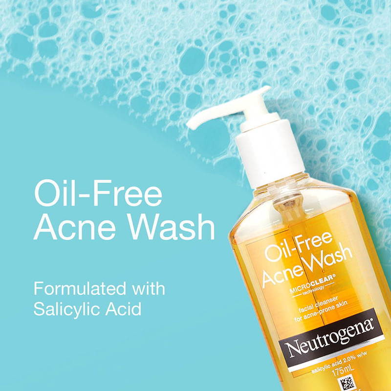Neutrogena Oil-Free Acne Wash, 175ml