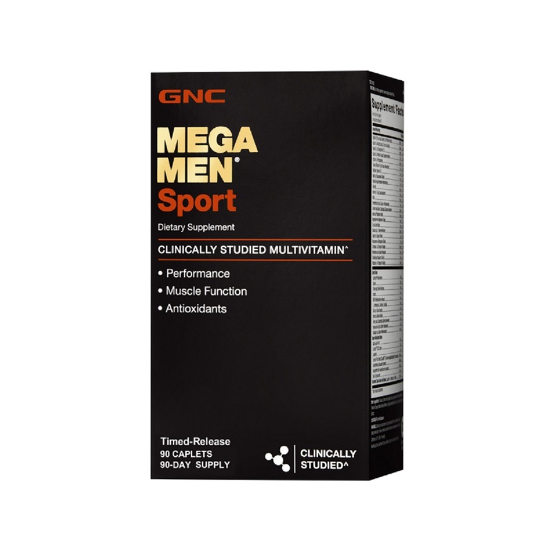 GNC Mega Men Sport Multivitamin 90 Caplets