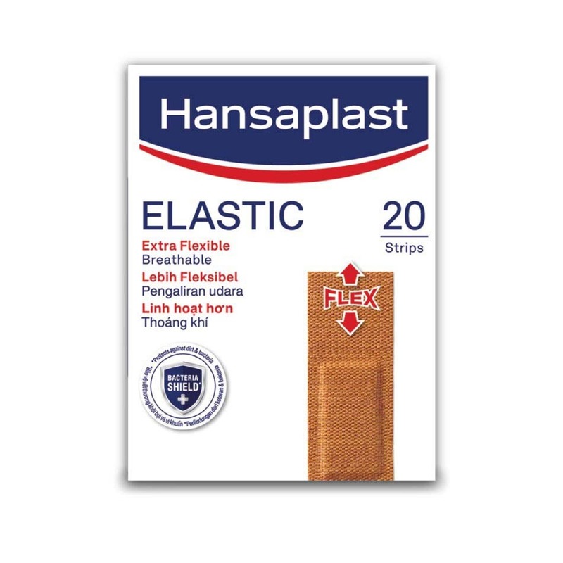 Hansaplast Elastic Strip Plasters, 20pcs