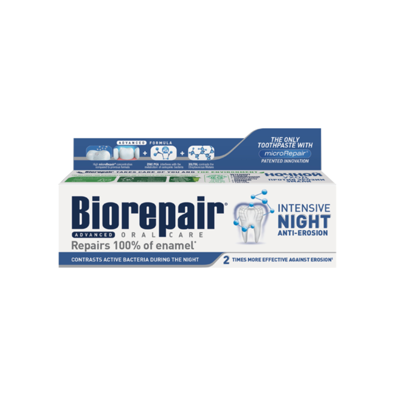 Biorepair Advanced Active Intensive Night Anti-erosion Toothpaste 75ml