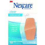Nexcare Waterproof Bandage Knee & Elbow, 10pcs