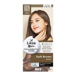 Liese Creamy Bubble Color Soft Brown 108ml - DIY Foam Hair Color with Salon Inspired Colors