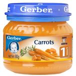 Gerber 1st FOODS Carrots, 80g