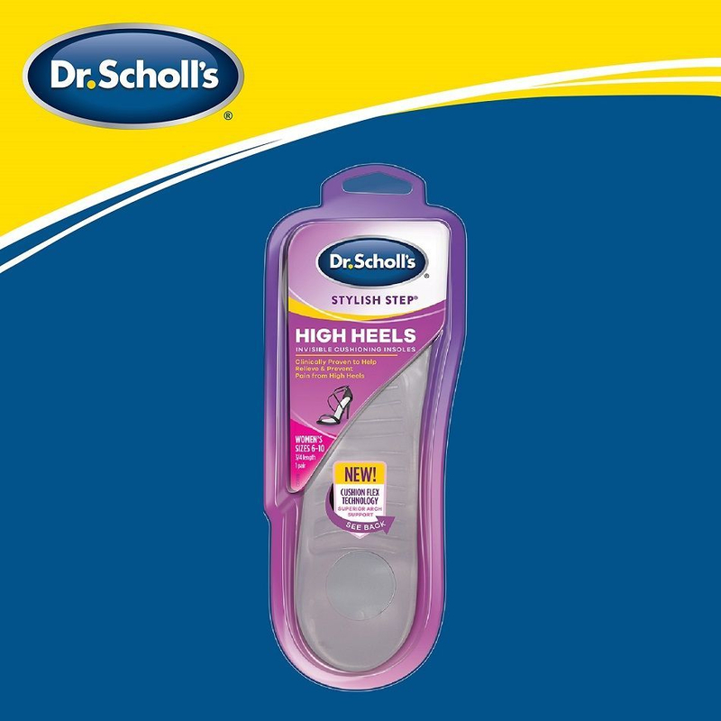 Dr.Scholl's Stylish Step High Heel Invisible Cushioning Insoles