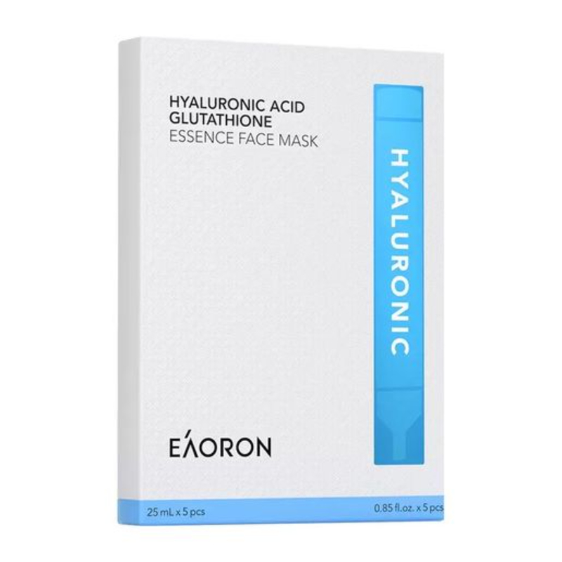 Eaoron Hyaluronic Acid Glutathione Essence Face Mask 25ml x 5pcs