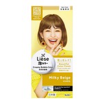 Liese Creamy Bubble Color Milky Beige 108ml - DIY Foam Hair Color with Salon Inspired Colors