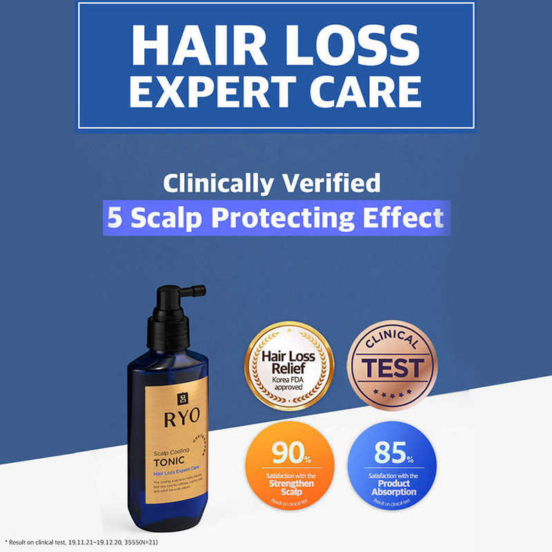 Ryo Hair Loss Expert Care Scalp Cooling Tonic 145ml