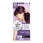 Liese Creamy Bubble Color Deep Violet 108ml - DIY Foam Hair Color with Salon Inspired Colors