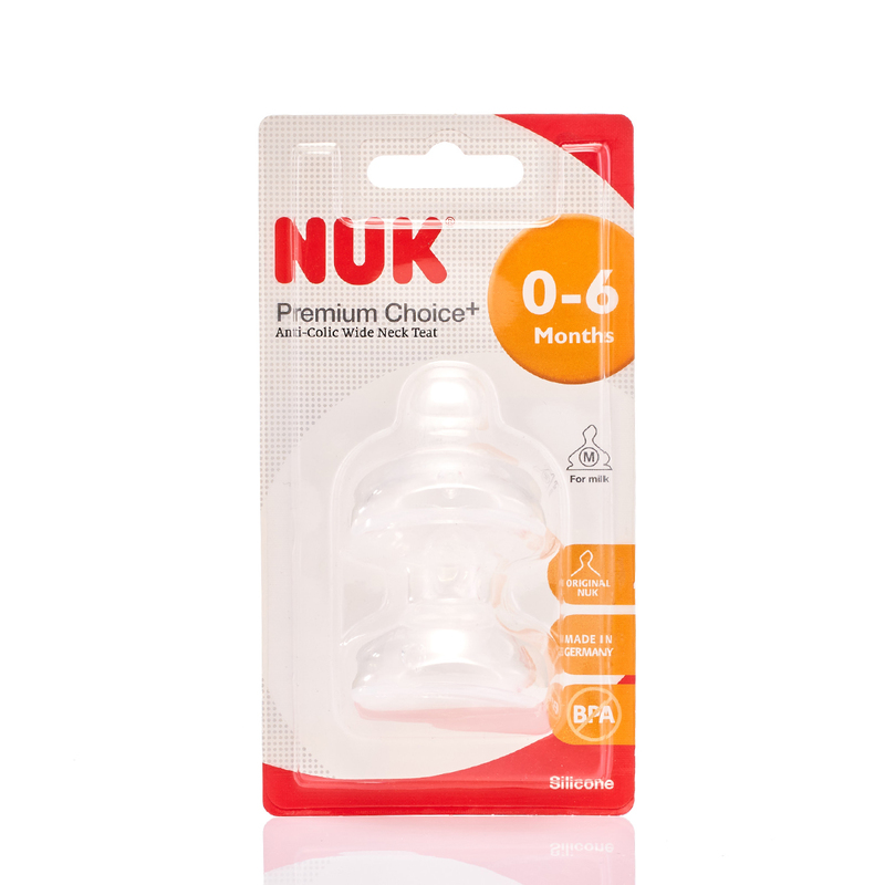 Nuk Pch Sil Teat M 0-6Months 2pcs