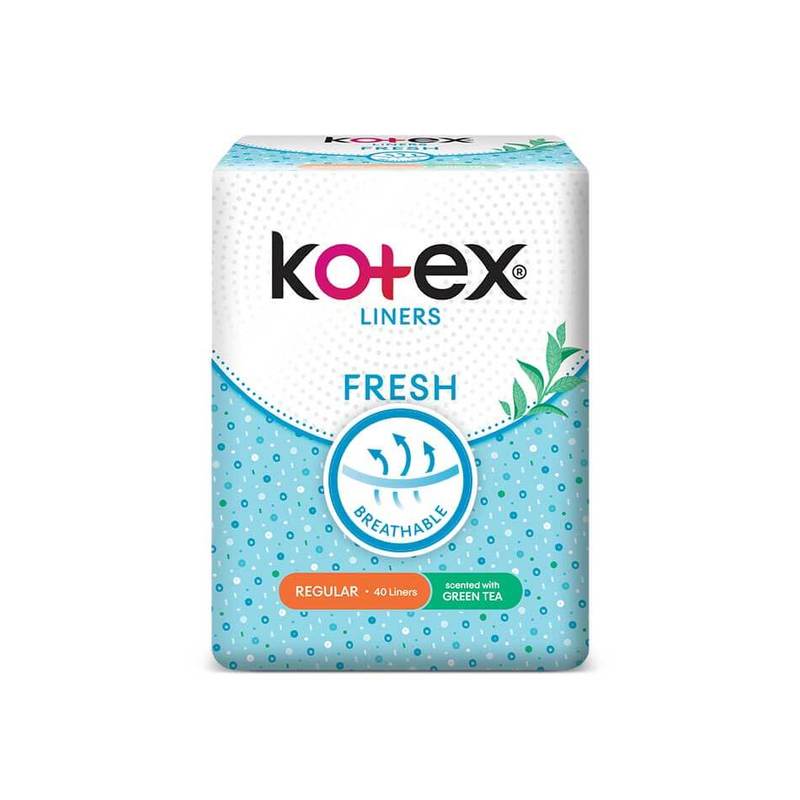 Kotex Regular Scented Fresh Liners, 40pcs
