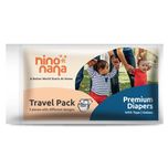 Nino Nana Travel Pack Tape Diapers S (4-6kg) 3pcs