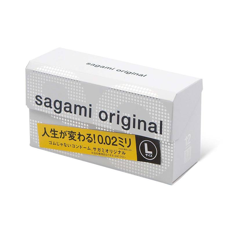 Sagami Original相模原創0.02大碼58毫米PU安全套 12片
