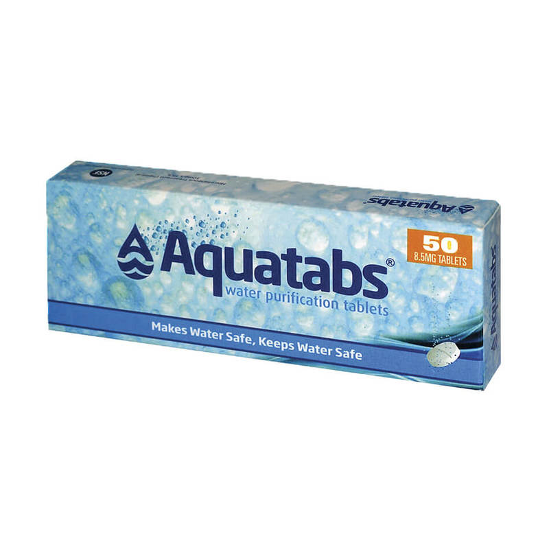 Aquatab Water Purification Tablet, 50 tablets