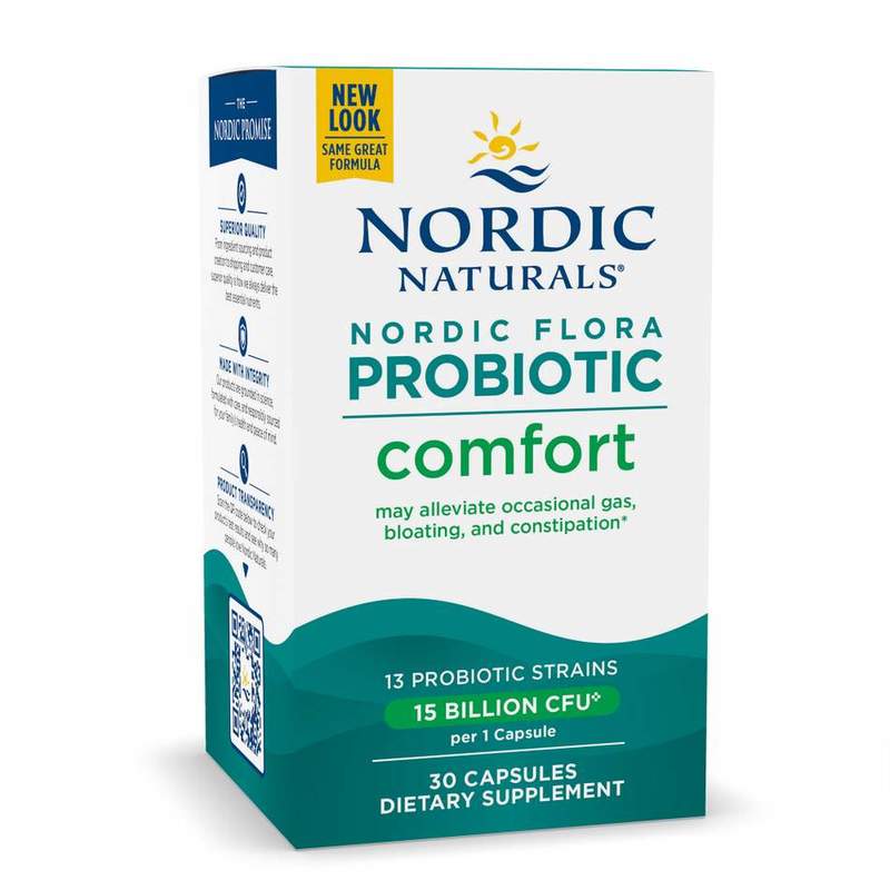 Nordic Naturals Flora Probiotic Comfort, 30 caps