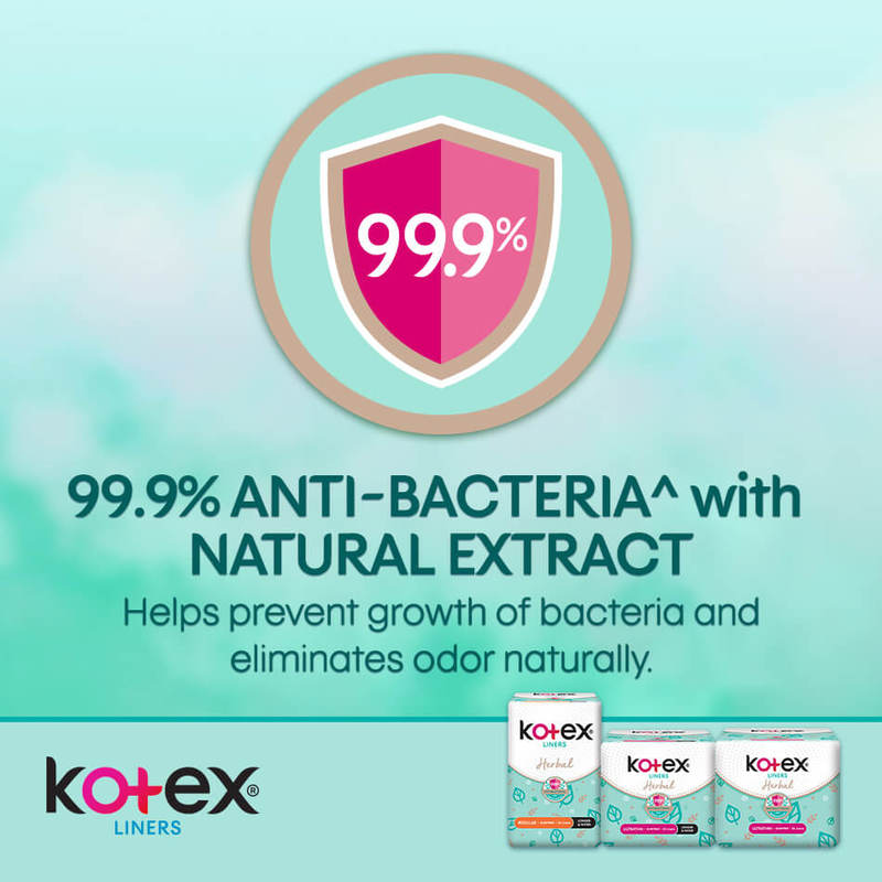 Kotex Liner Anti-Bacteria Ultrathin Longer & Wider, 23s