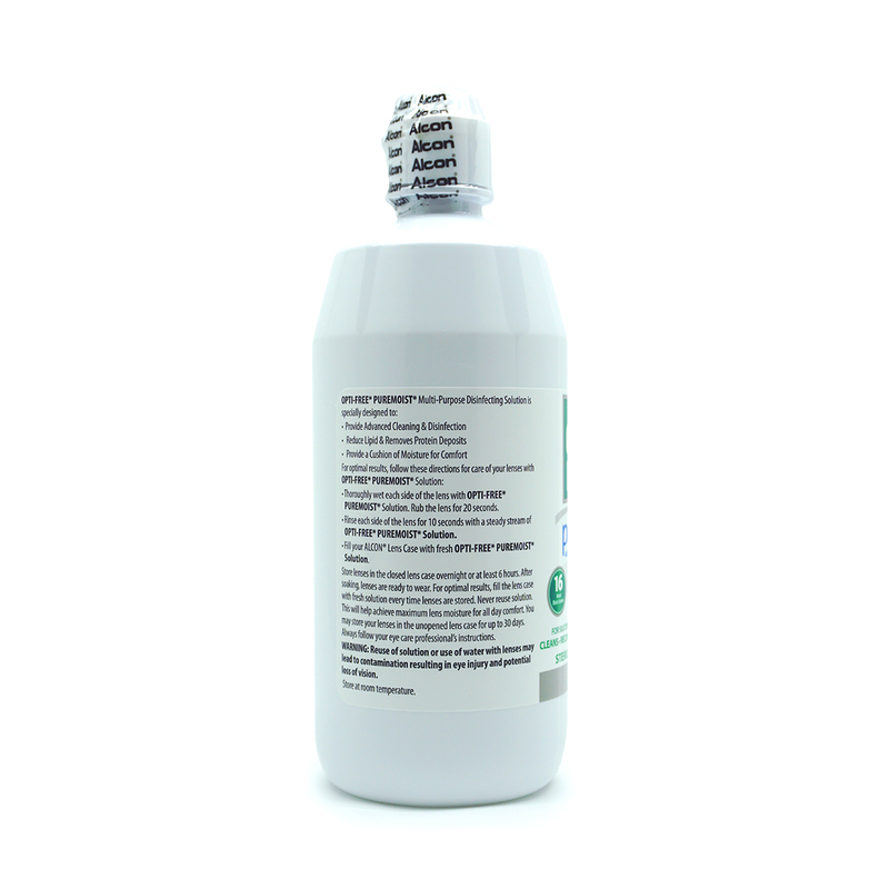 Alcon Opti-Free PureMoist Multi-Purpose Disinfecting Solution 300ml x 2 bottles + Tester 60ml