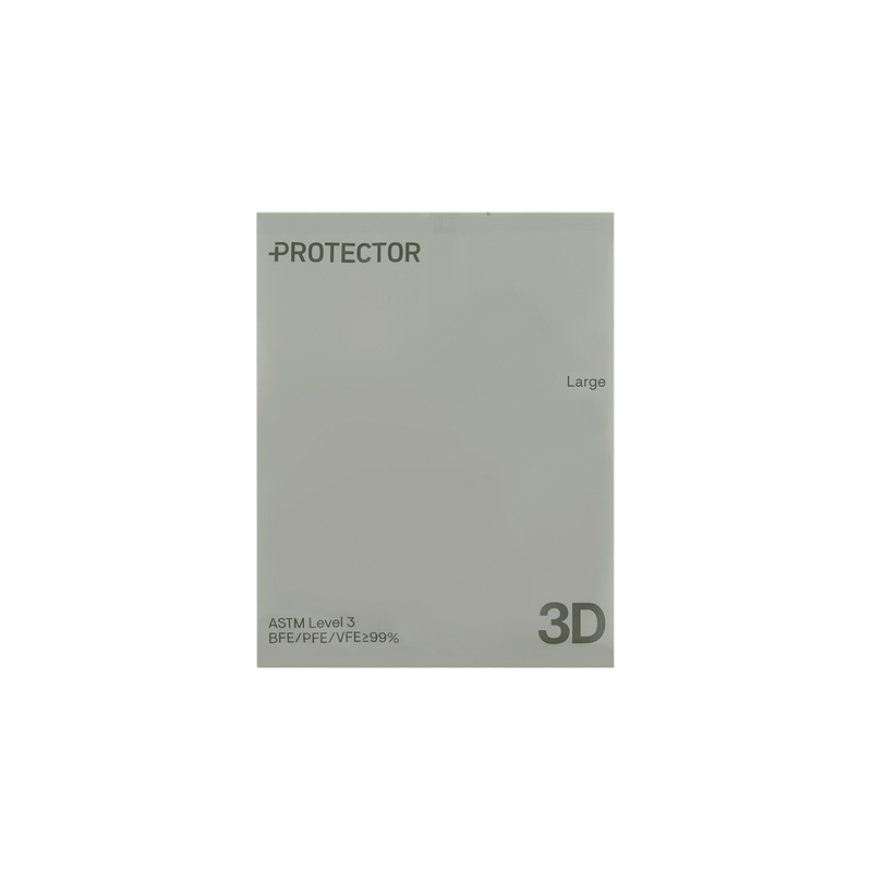 Protector 3D成人立體口罩(大碼) 犀牛灰 30片