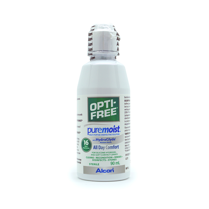 Alcon Opti-Free PureMoist多功能消毒隱形眼鏡藥水旅行裝 90毫升