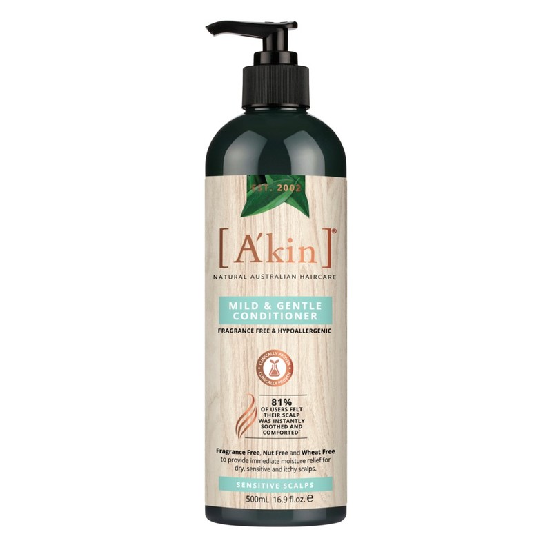 Akin Fragrance Free Mild & Gentle Conditioner 500ml