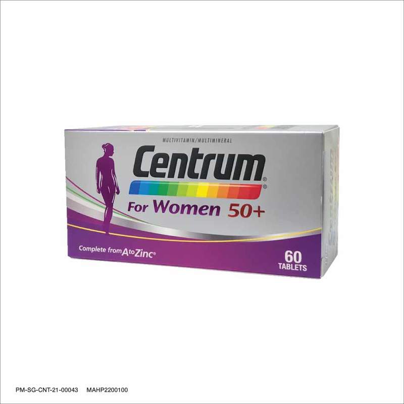 Centrum For Women 50+ Multivitamin, 60 tablets