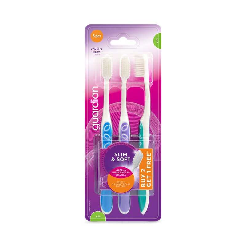 Guardian Slim & Soft Toothbrush 3s