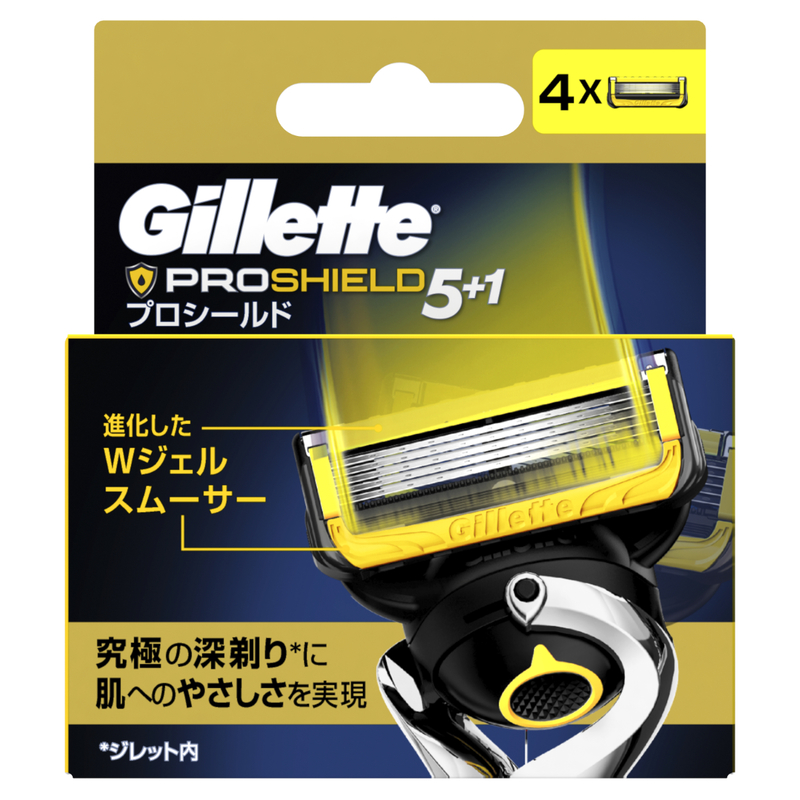 Gillette ProShield Base Blades 4pcs