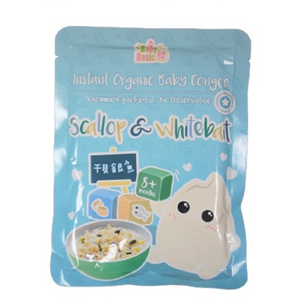 Whitebait porridge for store baby