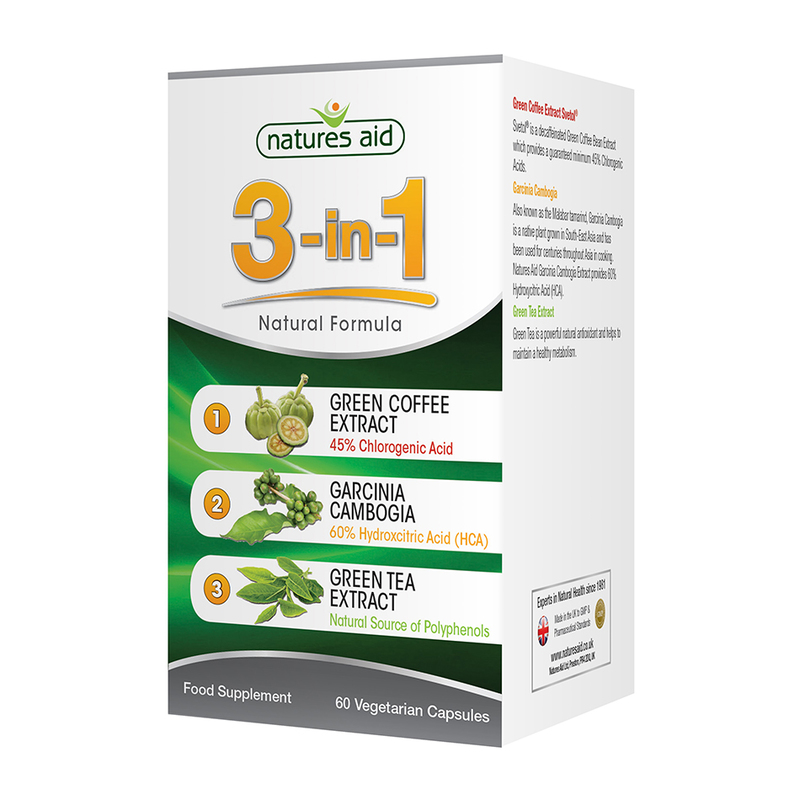 Natures Aid 3-in-1 Natural Formula, 60 capsules