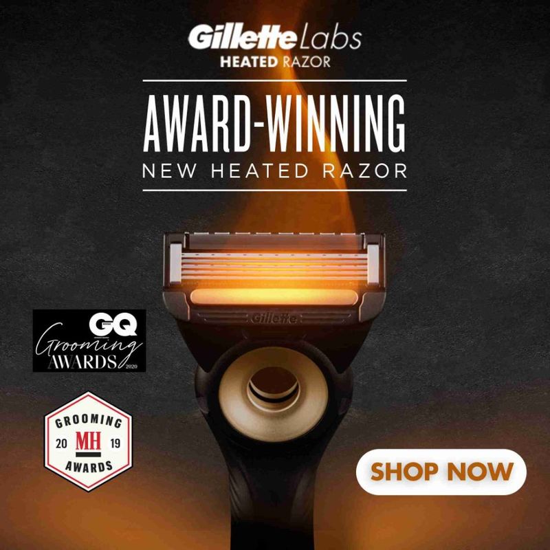 Gillette Labs Heated Razor Blade Shaver 1 Handle + Wireless Charging ...