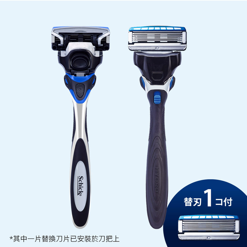 Schick Hydro5 Custom Hydrate Kit (Razor 1pc + Blades x 2pcs)