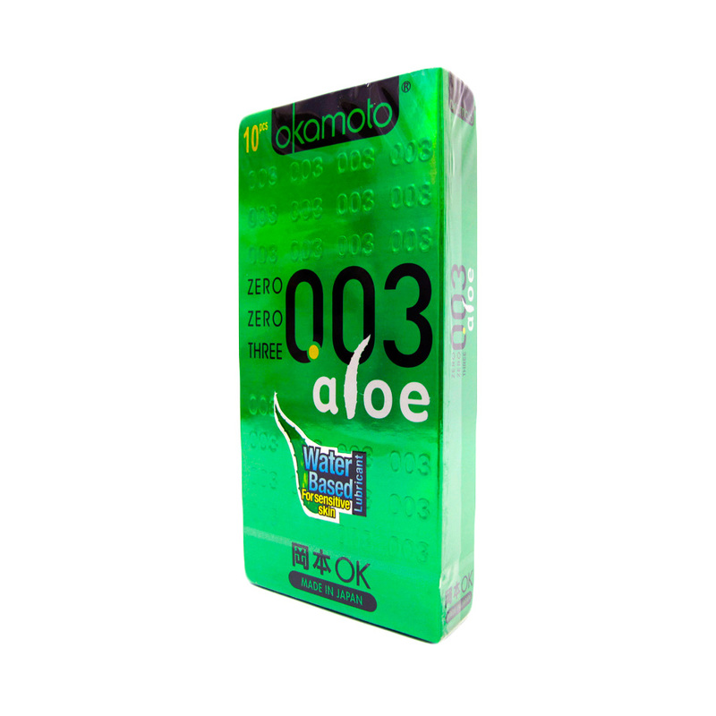 Okamoto 003 Aloe Condoms, 10pcs