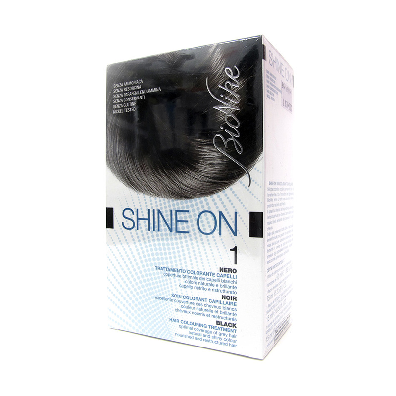 BioNike Shine On Hair Colouring Treatment Black 1
