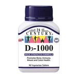 21st Century Vitamin D3 1000iu 90s