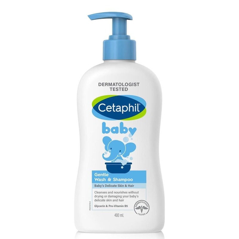 Cetaphil Baby Wash & Shampoo with Glycerin & Panthenol 400ml [Head to Toe Gentle Cleansing Formula]
