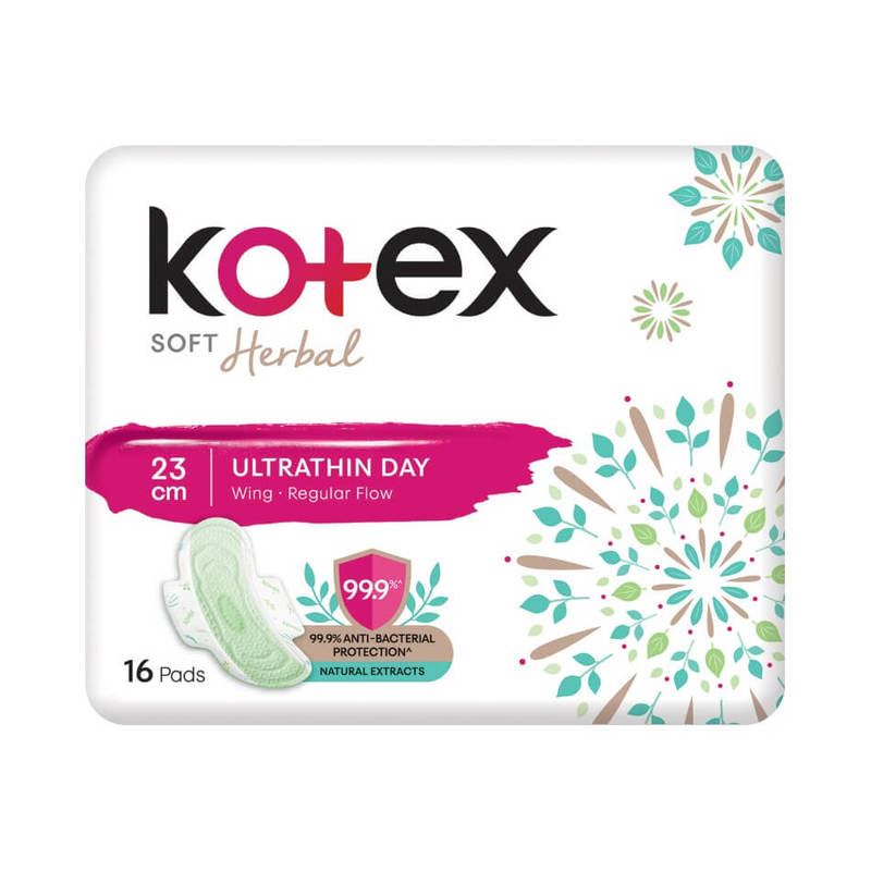 Kotex Soft Herbal Ultrathin Day 23cm, 16pcs
