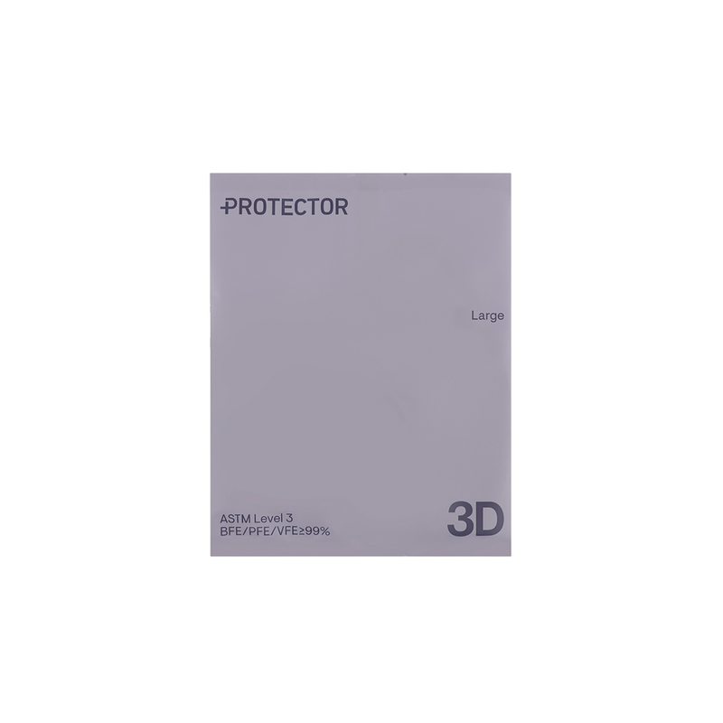 Protector 3D Face Mask (Large) HAZE 30pcs