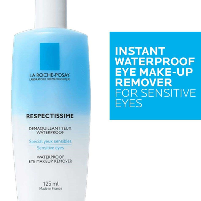 La Roche-Posay Respectissime Waterproof Eye Make Up Remover, 125ml
