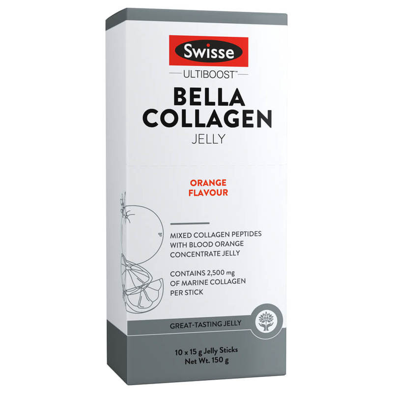 Swisse Ultiboost Bella Collagen Jelly Orange Flavour 15gx10s