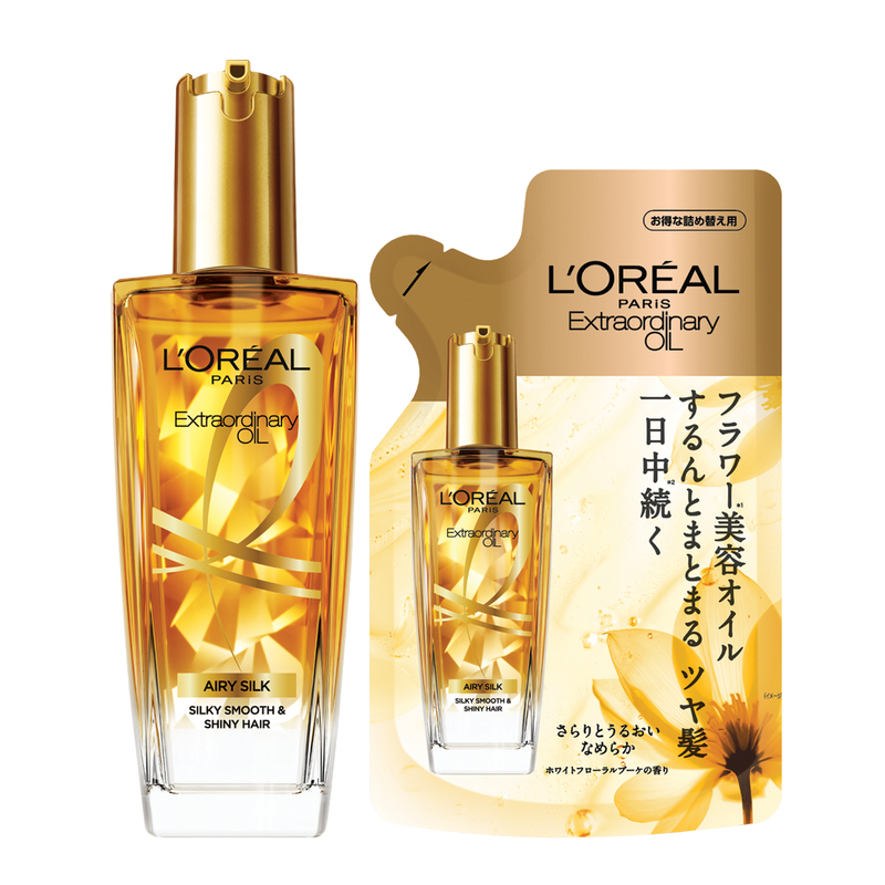 L'Oreal Paris Elseve Extraordinary Oil (Airy Silk) Value Set 100ml + 90ml