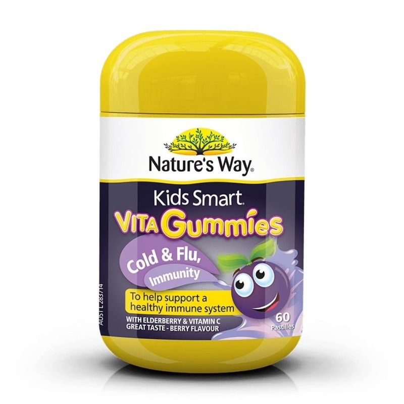 Nature's Way Kids Smart Vita Gummies Cold & Flu Immunity, 60pcs