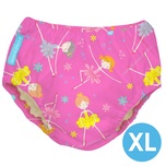 Charlie Banana 2-in-1 Swim Diaper & Training Pants Ballerina Pink X-Large 1pc