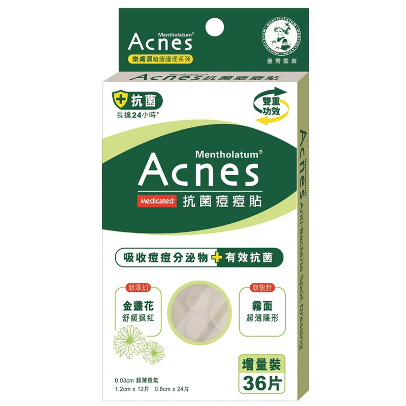 Mentholatum Acnes Medicated Anti-Bacteria Spot Dressing 36pcs