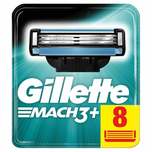 Gillette Mach3+ Replacement Cartridges 8 Count