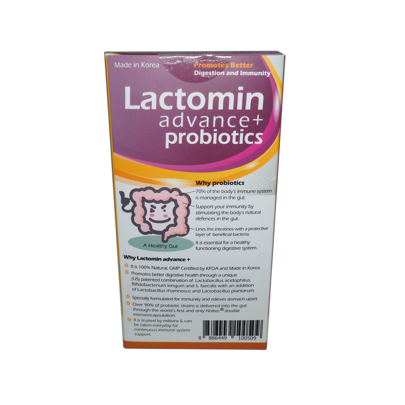 Lactomin Advance + Probiotics with added Vitamins + Prebiotics, 30 sachets