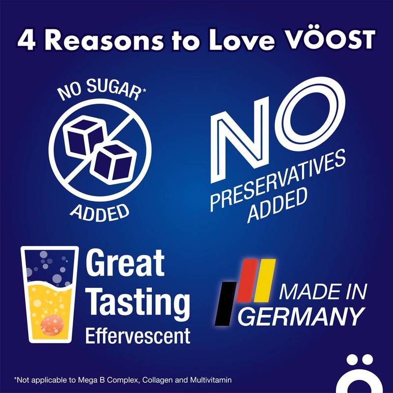 VOOST Performance Effervescent Vitamin Supplement 20 Tabs to support muscle fuction (20 count)