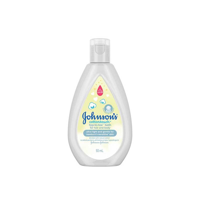 Johnson's Baby CottonTouch Top-to-Toe Bath, 50ml