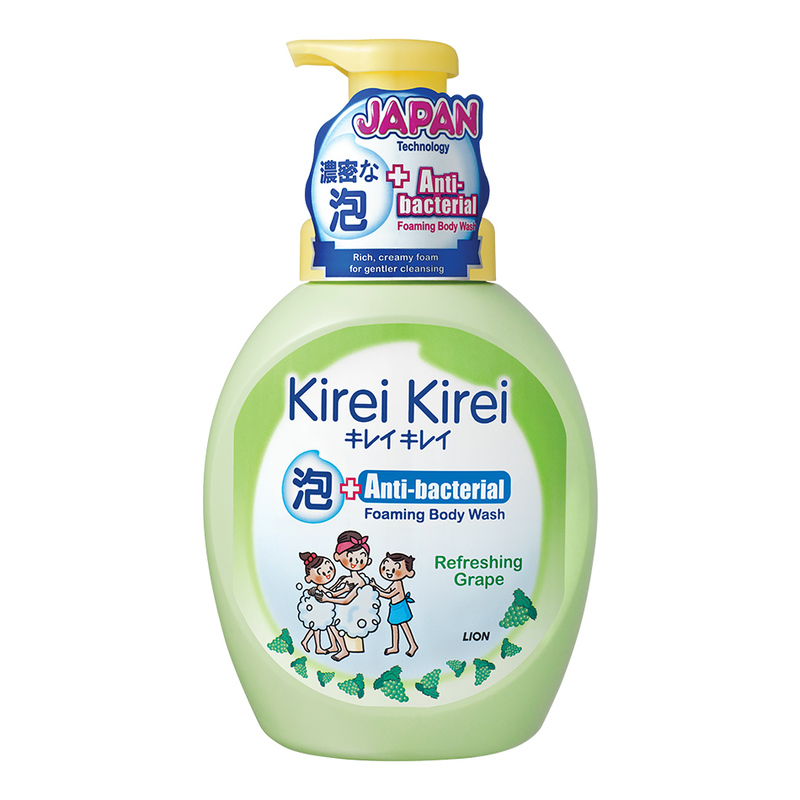 Kirei Kirei Anti-bacterial Foaming Body Wash Refreshing Grape, 900ml