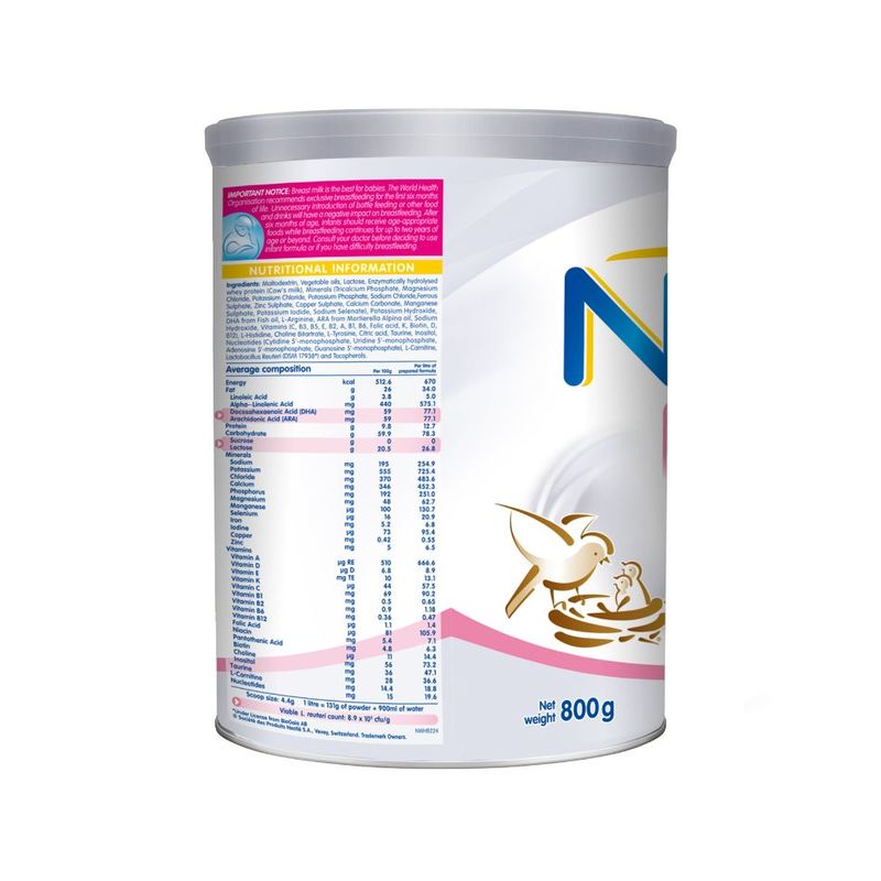Nestle NAN Sensitive Infant Formula Stage 1, 800g