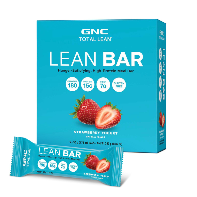GNC Total Lean營養棒(士多啤梨乳酪味)  50克 x 5條