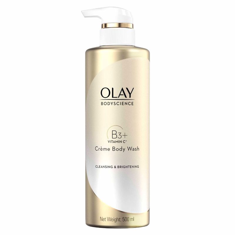 Olay BODYSCIENCE Cleansing & Brightening Crème Body Wash 500 ml